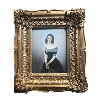 Portrait of Napoleon III's young period girl