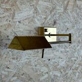 60s 70s wall lamp articulated lamp brass Relco Made in Italy Design