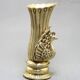 Antique Brass Peacock Vase, Home Decor, Modern Living Room Accent
