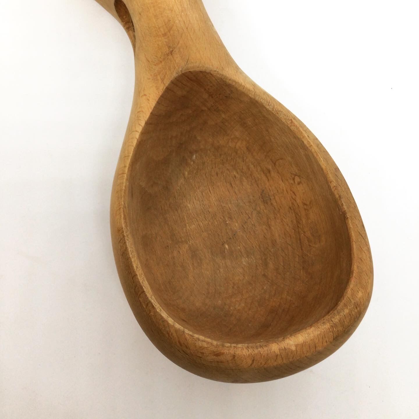 Double solid wood bowl