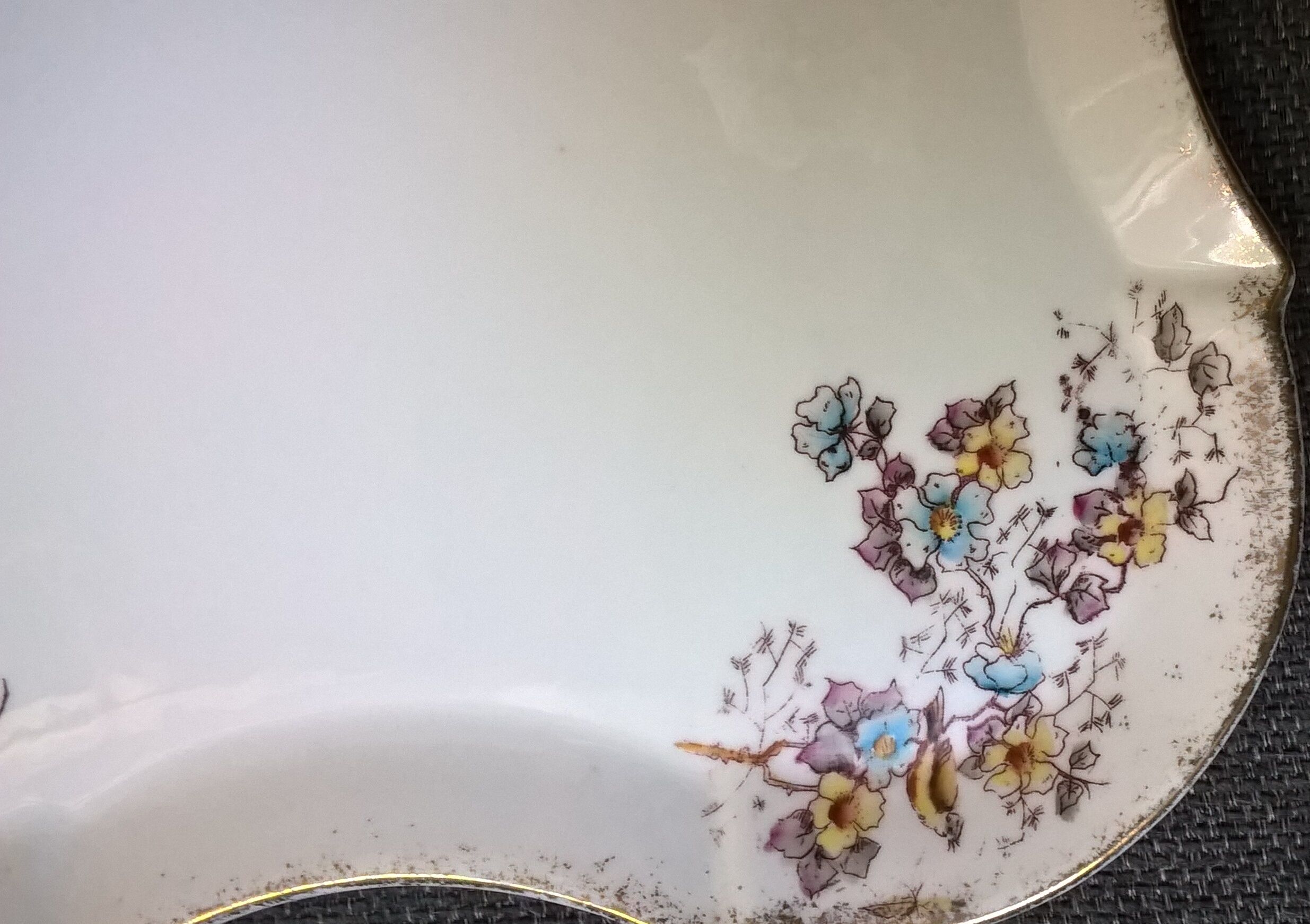 Porcelain plate early twentieth