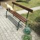 School bench with backrest