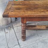 Large oak farmhouse table