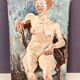 Oil on Canvas, French Woman