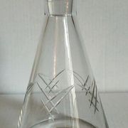 Carafe en cristal Art-Déco début XXème