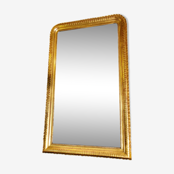 Mirror 163x100 era Louis Philippe gilded gold leaf
