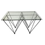 Table basse industrielle des années 1970