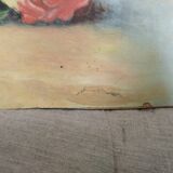 The panière with roses oil on isorel