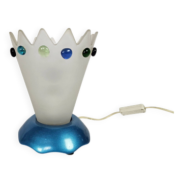Ikea - Équipe de design Ikea - modèle Skrona - lampe de table - verre - 1995-1997