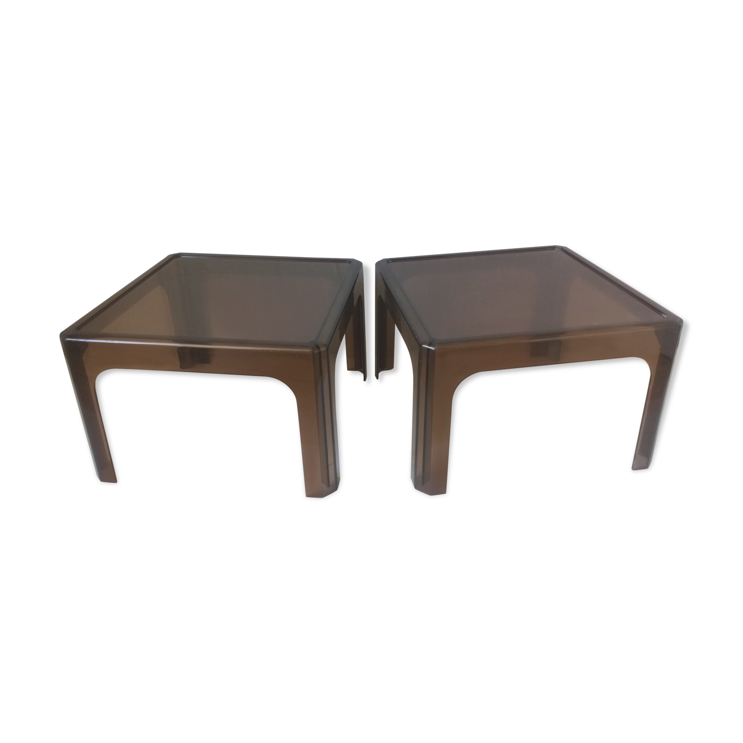 Pair of 70s coffee tables