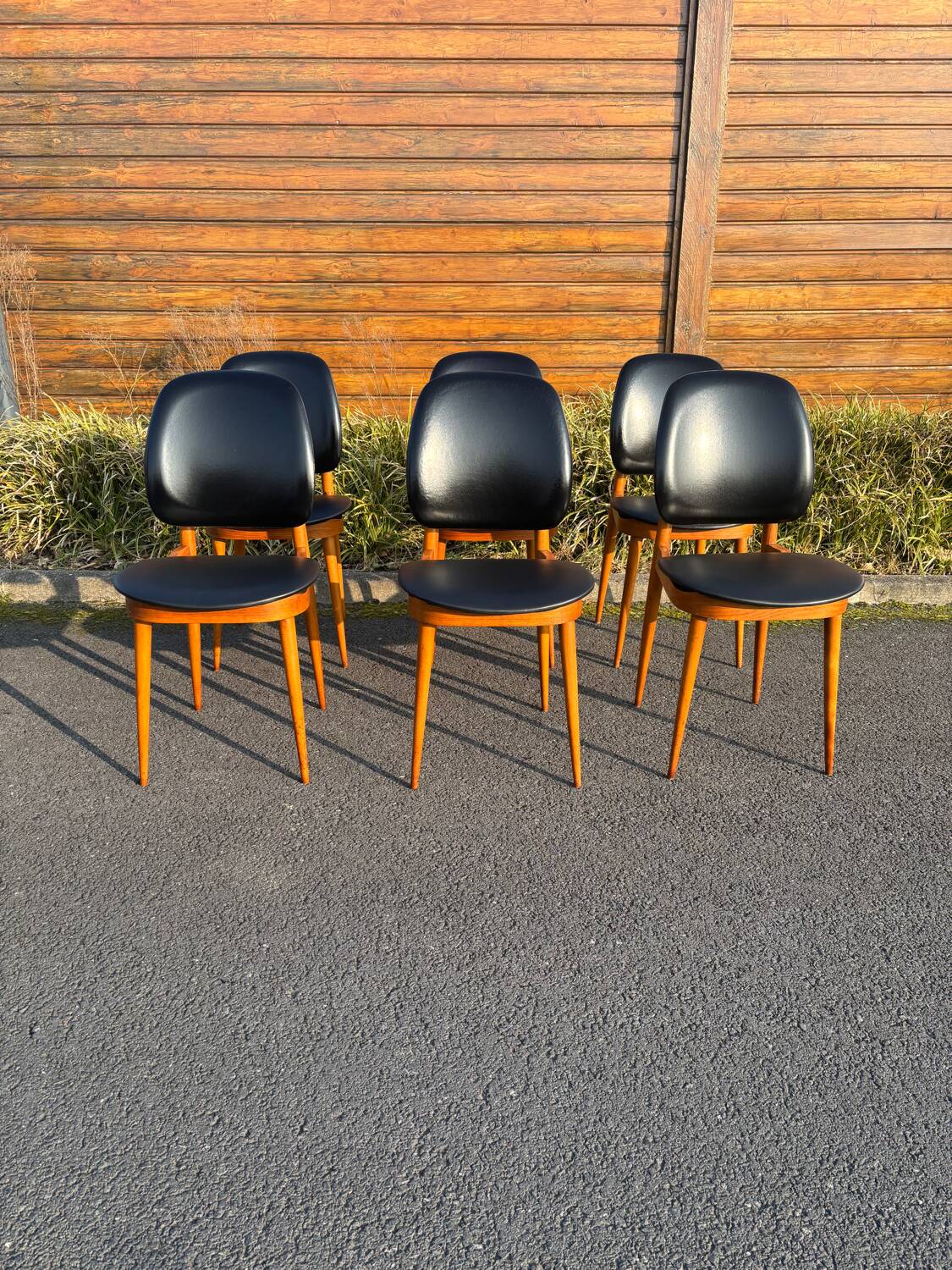 Set of 6 Baumann Pegasus chairs