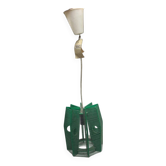 Vintage pendant lamp by Huta Sedzimira in Cracow, Poland, 1980s