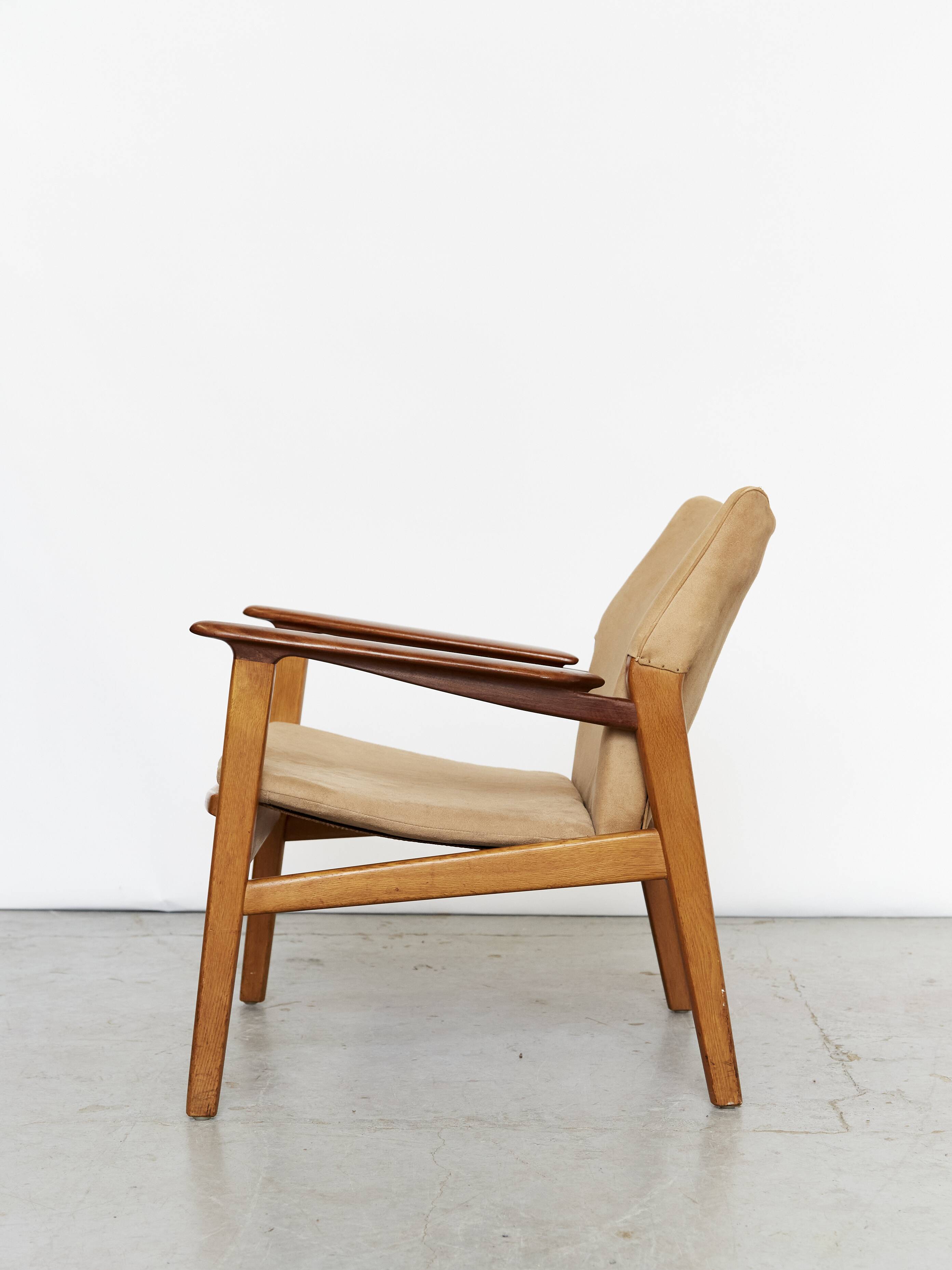Pair Hans Olsen Easy Chairs for Verner Birkholm