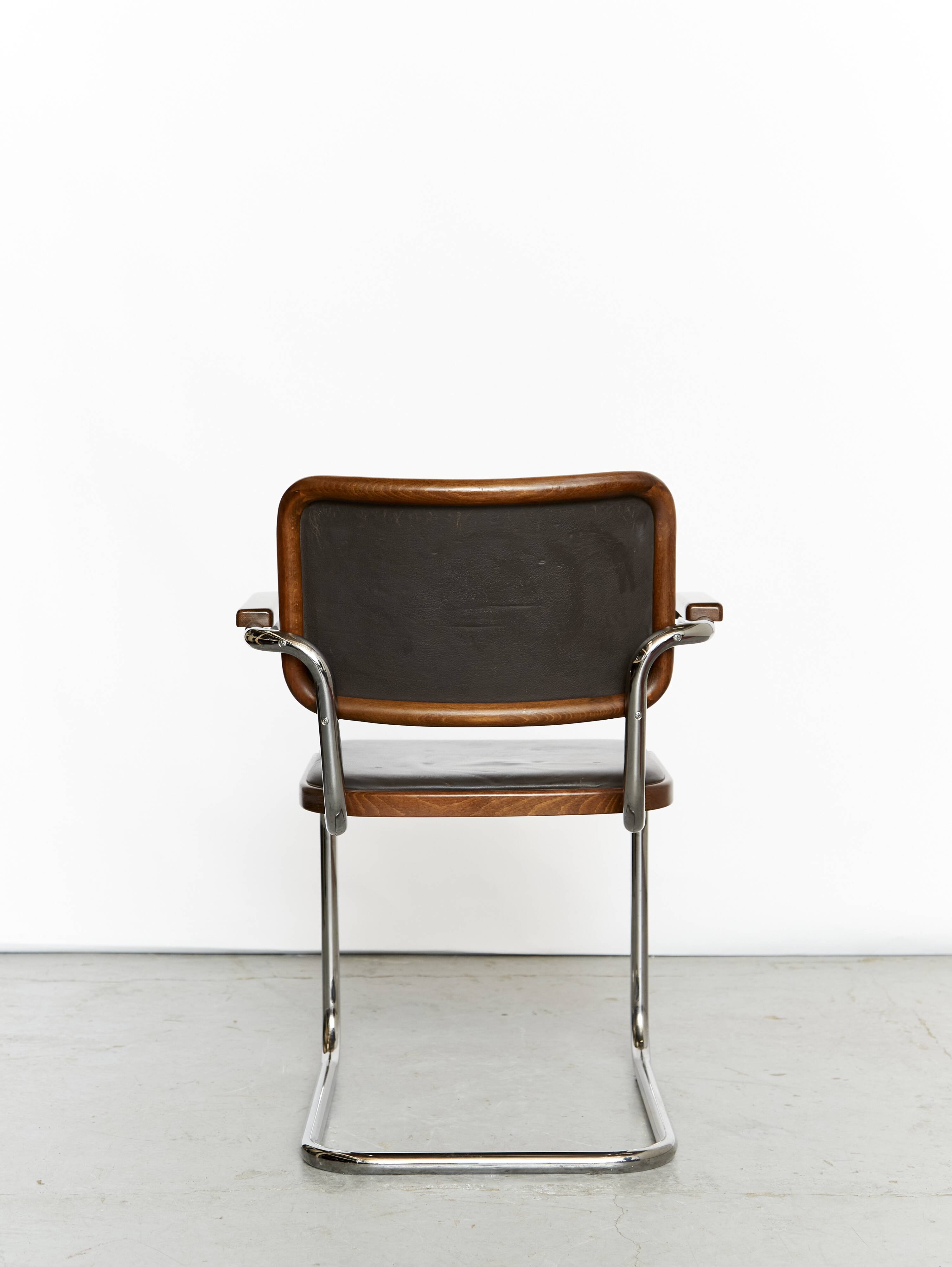 Chaises cantilever S64 de Marcel Breuer pour Thonet, 1983