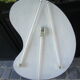 Table blanche forme libre pliante