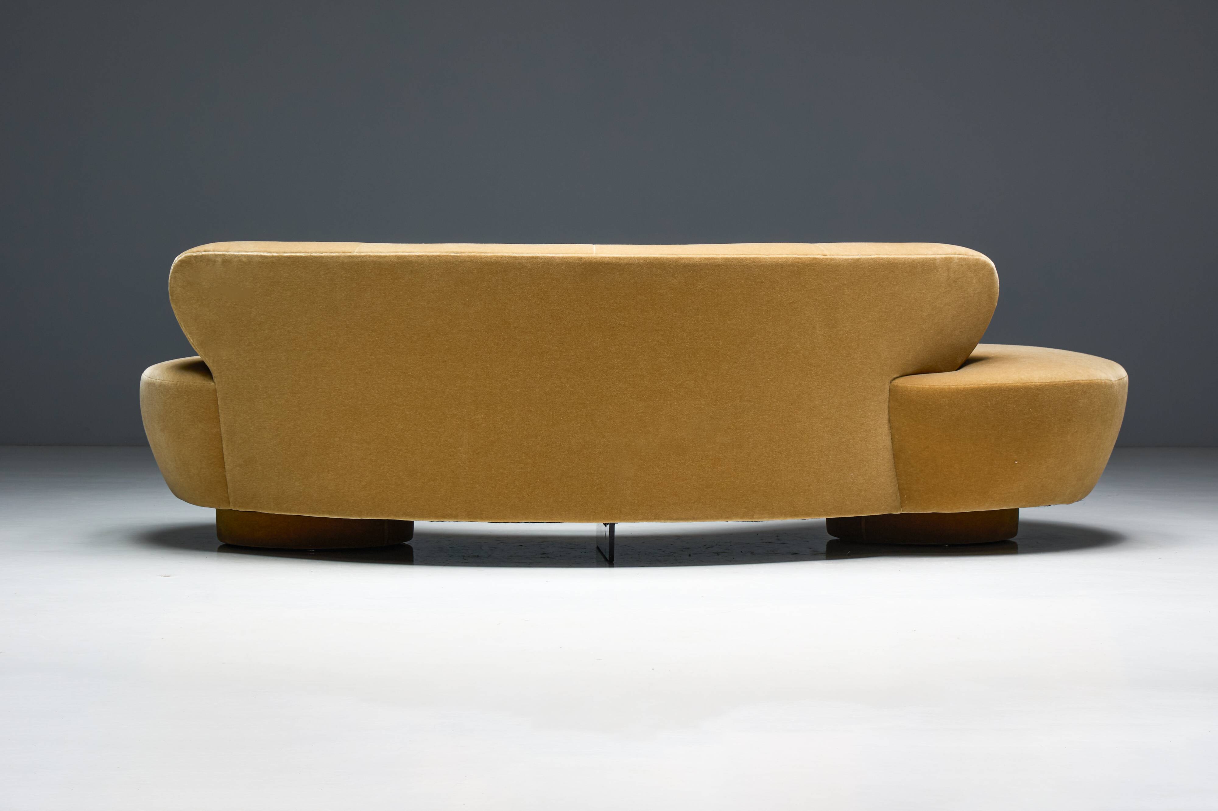 Serpentine Sofa by Vladimir Kagan for Directional, United States, 1980s
