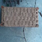 Artisan bench acacia and ropes