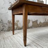 Farmhouse table in oak and walnut 2m