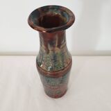 Ceramic vase Signed Dacier / Faque - Height 26.5cm