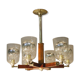 Chandelier 1940 at 6 bras de lumière