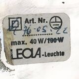 Vintage German Space Age ceiling lamp by Gaetano Sciolari for Leola, 1970s.