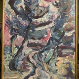 Oil on canvas signed C. Douard, 1969