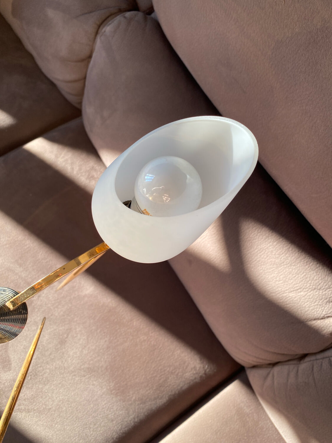 Rare Lustre Vintage des années 60, dans l’esprit Stilnovo / Maison Arlus.