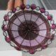 Fruit basket, bread, festive, in metal braided with pearls