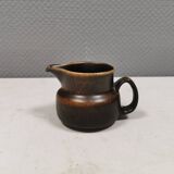 Pot à crème en glaçure fourrure de lièvre, danois et des années 1970-80.