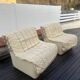 Canapé + 2 fauteuils cuir