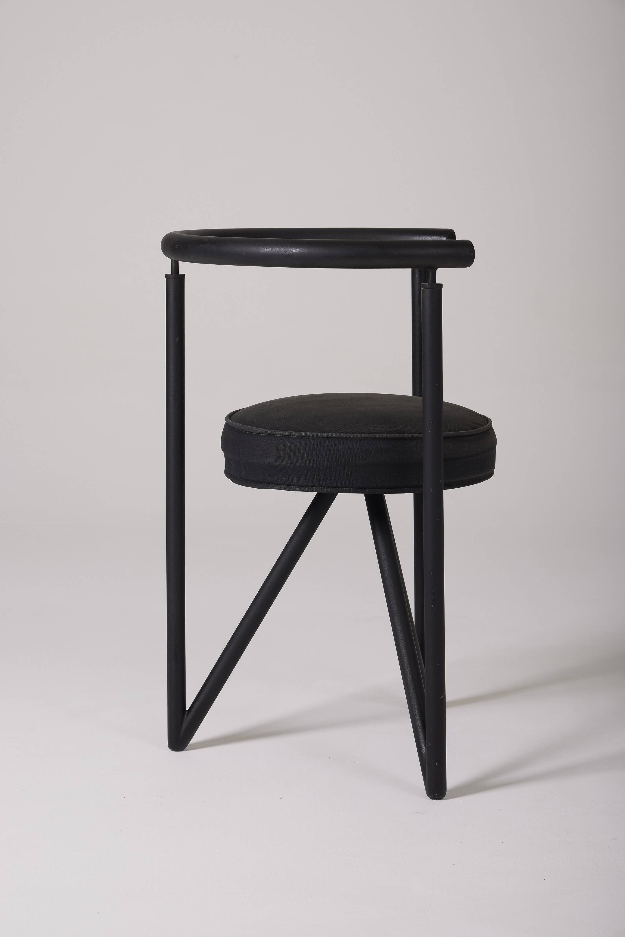 Miss dorn Philippe Starck black chair, 1980s