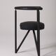 Miss dorn Philippe Starck black chair, 1980s