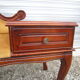 Vintage telephone furniture bench and tablet with 1 drawer