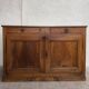 Rustic walnut sideboard