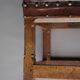 Petit tabouret en cuir par Gordon Russell pour Russell & Sons. Années 1920