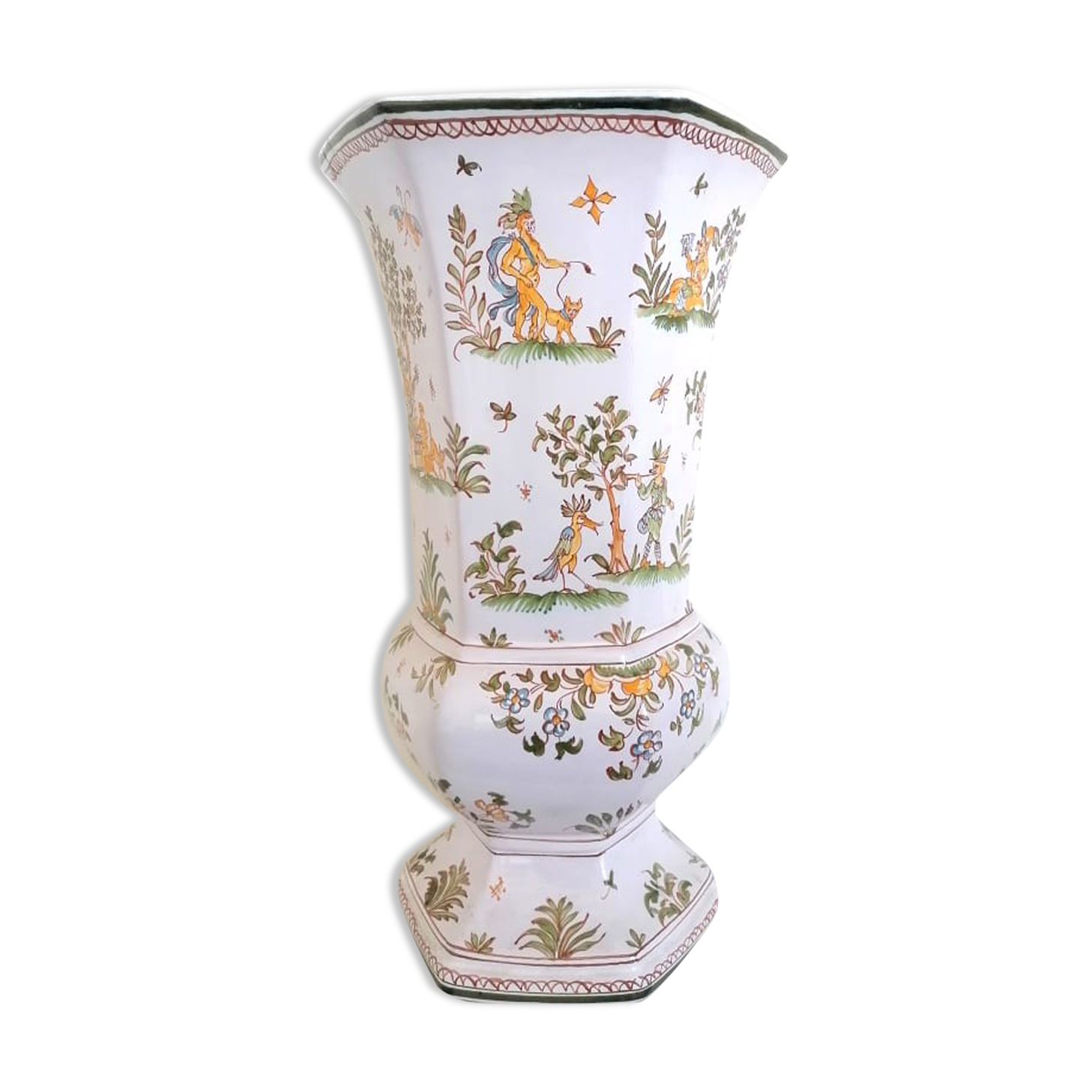 Vase Lallier in Moustiers 39cm