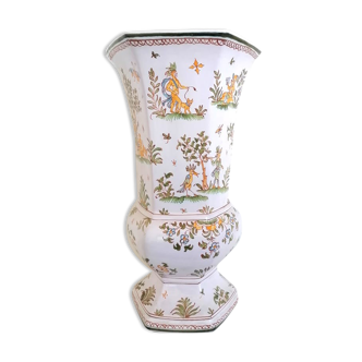 Vase Lallier in Moustiers 39cm