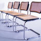 Set of 4 Cesca chairs by Breuer