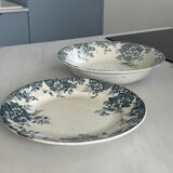 Old Saint-Amand & Hamage model Marie-Louise terrine bowls