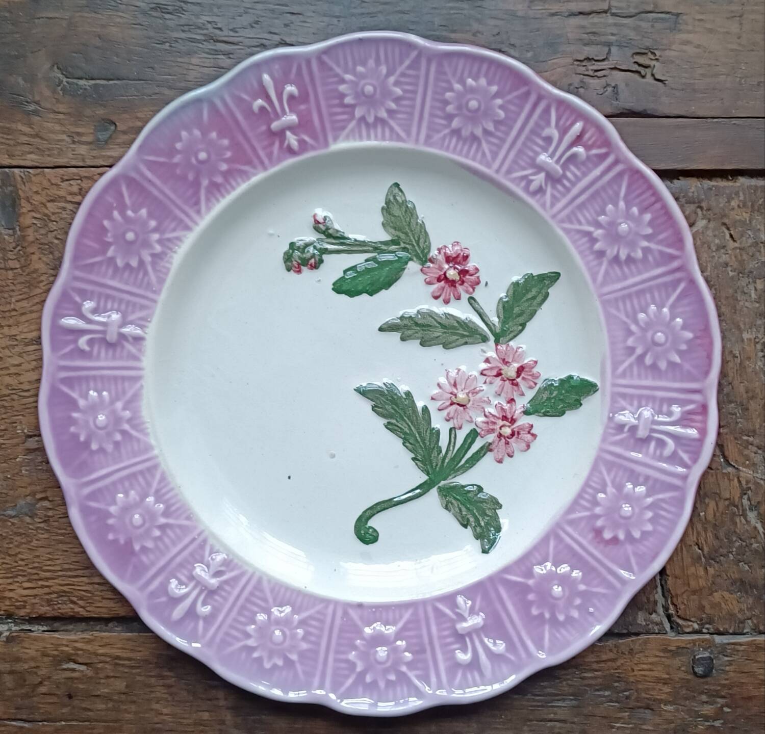 Orchies earthenware plate