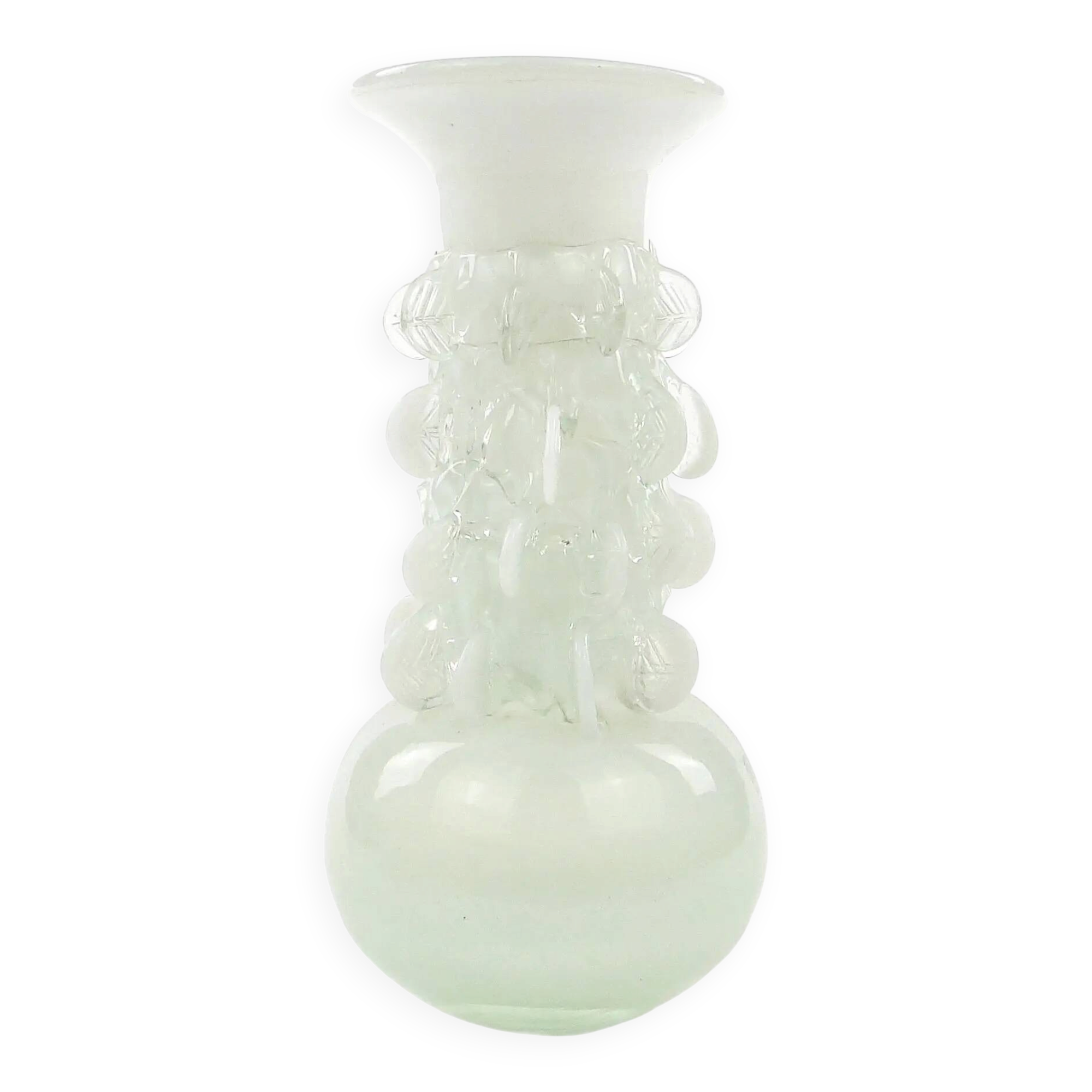 Bride vase, modernism, glass, designed by J. Słuczan-Orkusz, Poland, 1970s