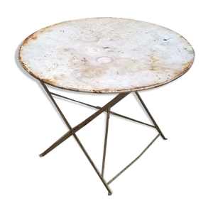 Table de jardin pliable ancienne