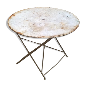 Table de jardin pliable ancienne