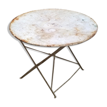 Table de jardin pliable ancienne