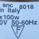 Applique ou plafonnier italien  (Masca), en métal doré