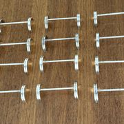12 silver-plated knife rests Saint Hilaire Arceaux model in a box