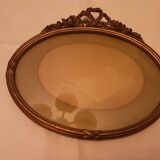 Louis xvi style stuck gilt wood hanging frame