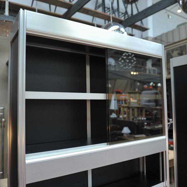 Paire d'étagères vitrines Design 1970