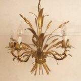Lampe à gerbe de blé de style Hollywood Regency