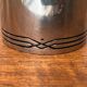 Art Deco metal vase from Étéain, France
